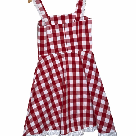 2/$50 Peta Pledger red/white gingham dress - Picture 2 of 3